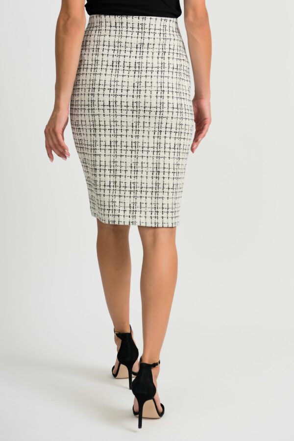 Joseph Ribkoff White/Black Skirt 201526 - Image 4